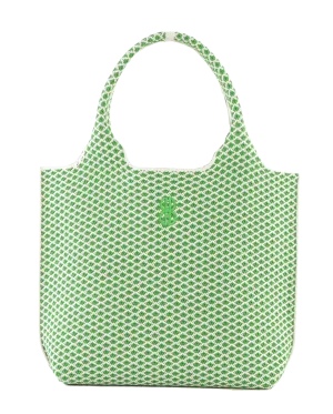 Sutton City Tote - Parakeet Green Diamond - Small