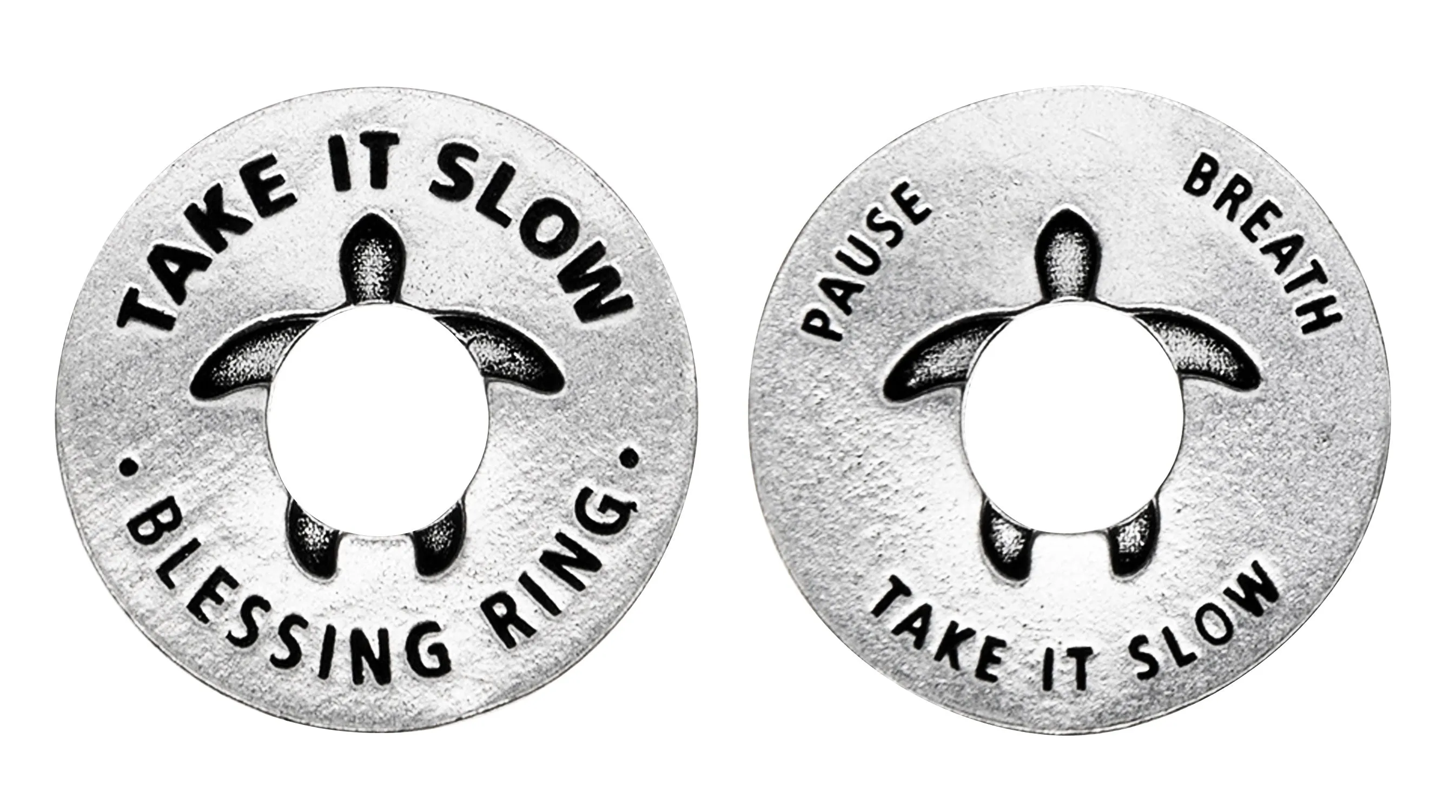 Take it Slow Blessing Rings Charm
