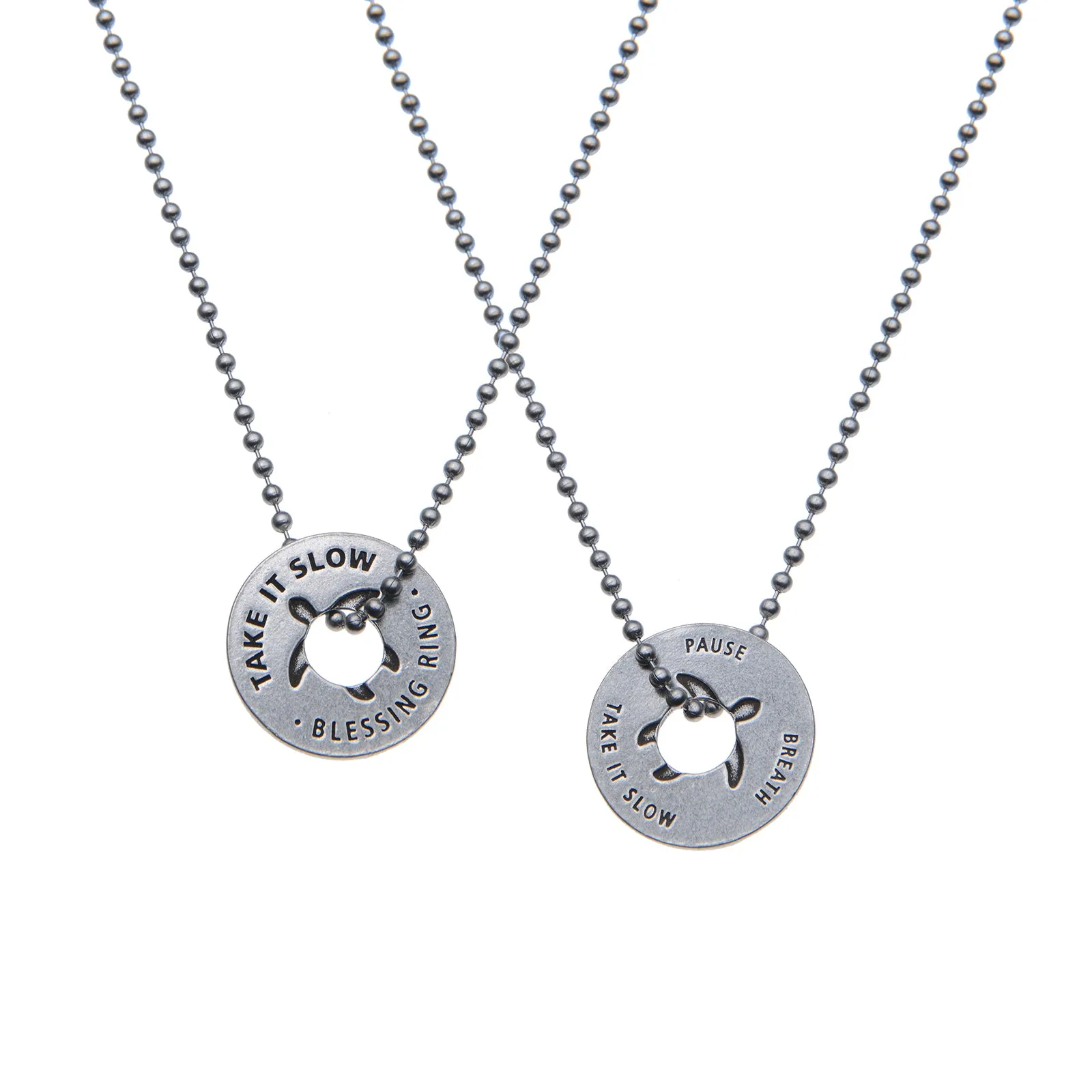 Take it Slow Blessing Rings Charm