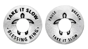 Take it Slow Blessing Rings Charm