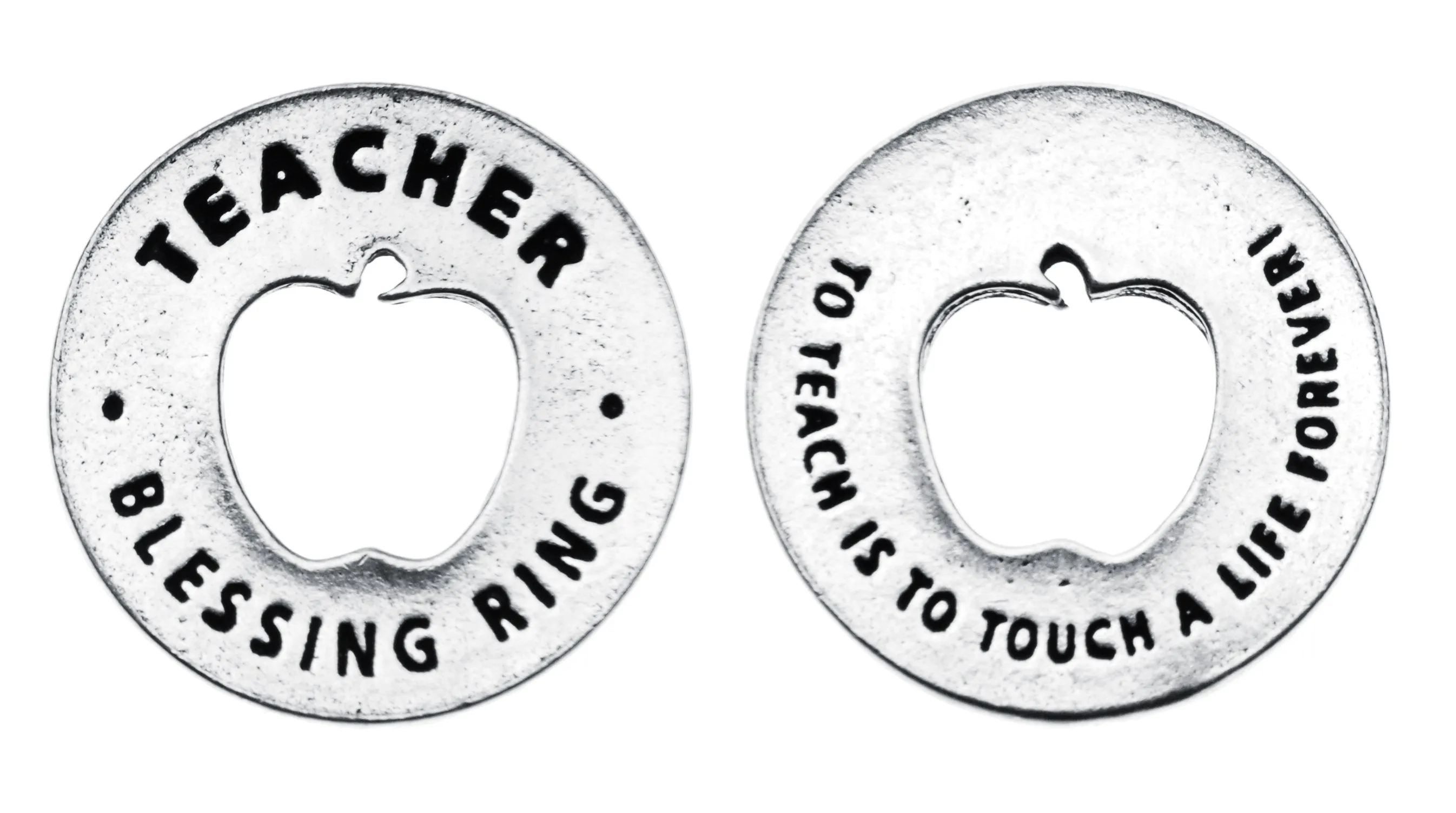 Teacher Blessing Ring Charm