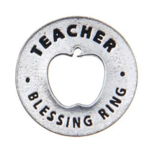Teacher Blessing Ring Charm