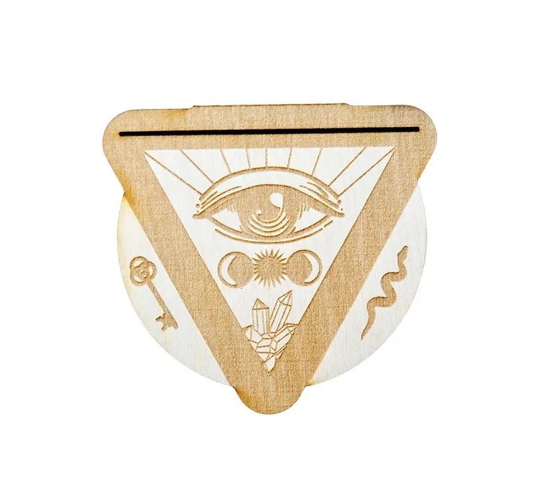 Third Eye Wood Tarot / Oracle Card Holder FB1378 💦