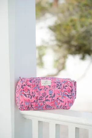 Tiger Lily Cosmetic Bag