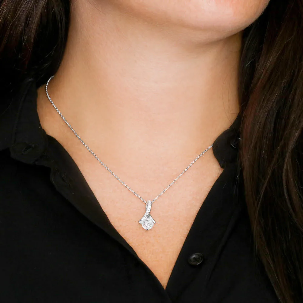 To My Beautiful Wife - Best Decision Ever - Necklace - ABNWifeM24A