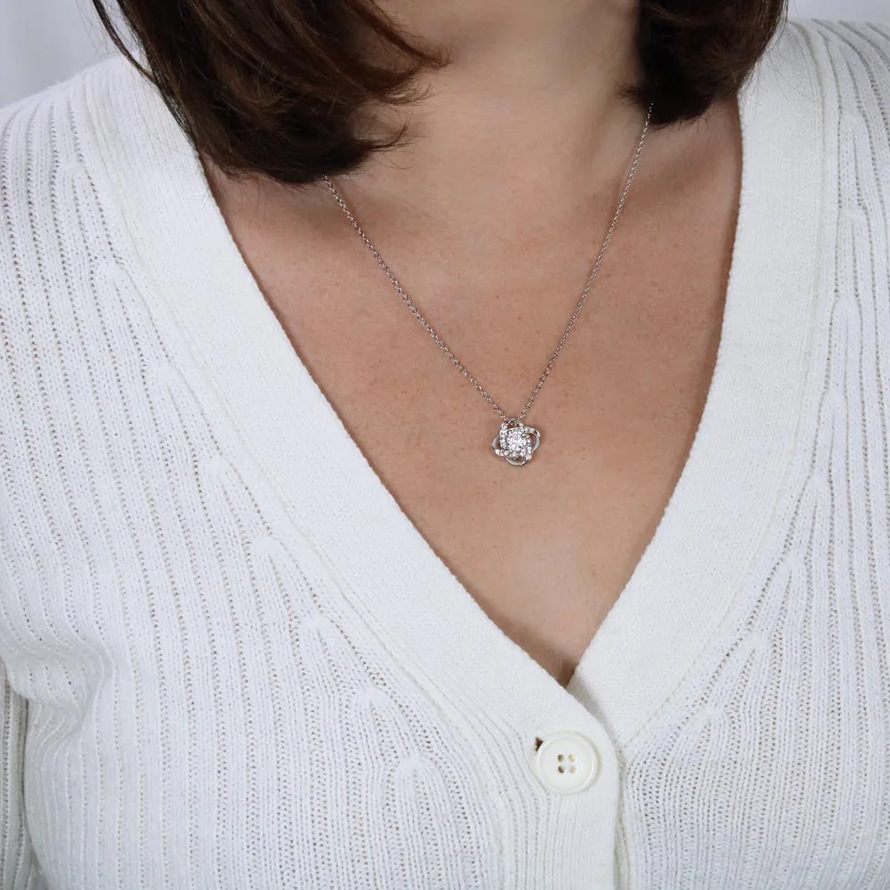 Top Gift For Daughter, To Daughter From Mom ,To Daughter From Dad , Daughter Necklace Gift, Love Knot