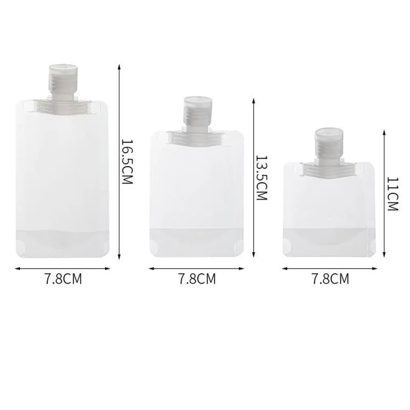 Travel Makeup Leakproof Pouches 15PCS 3Sizes