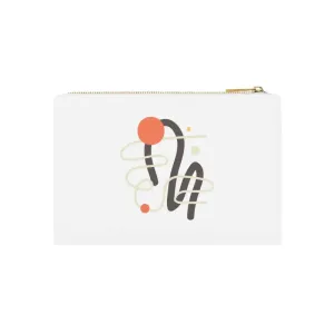 Trendy Fashion Cosmetic Bag with Abstract Art Vibes