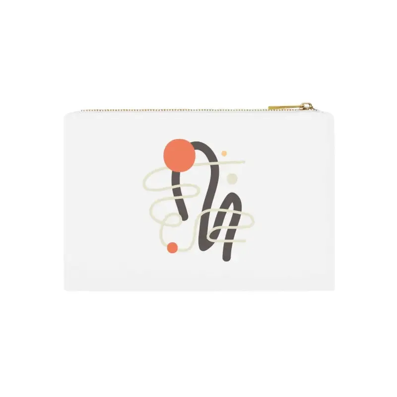 Trendy Fashion Cosmetic Bag with Abstract Art Vibes