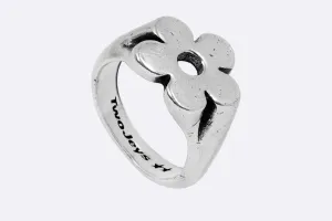 TwoJeys Flower Ring Silver