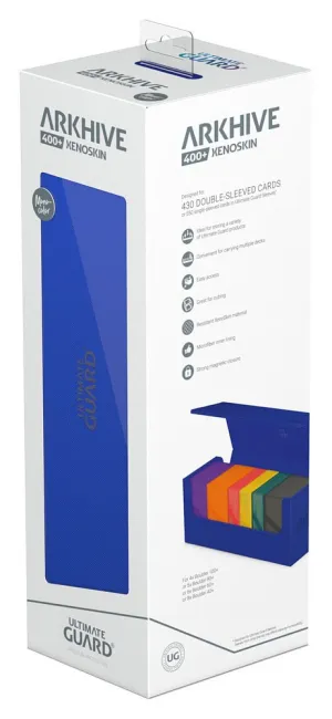 Ultimate Guard Arkhive 400  XenoSkin Monocolor Blue