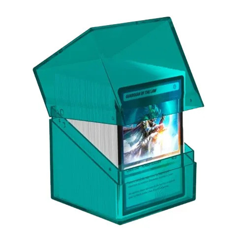 Ultimate Guard Boulder 100  Clear Malachite Deck Box
