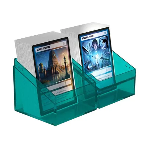 Ultimate Guard Boulder 100  Clear Malachite Deck Box