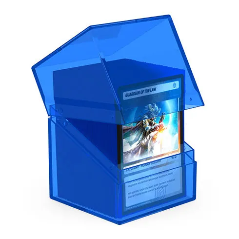 Ultimate Guard Boulder 100  Clear Sapphire Deck Box