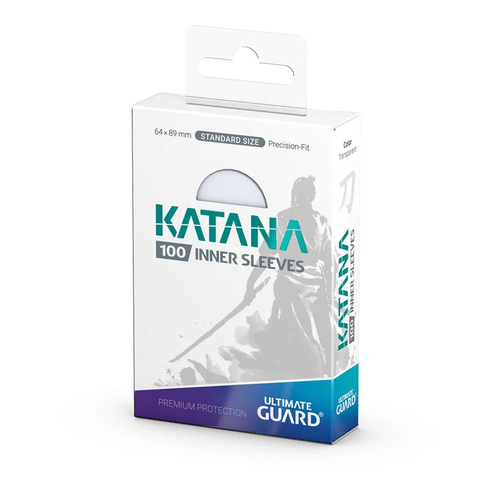 Ultimate Guard Katana Inner Sleeves: Standard Size - Clear (100)