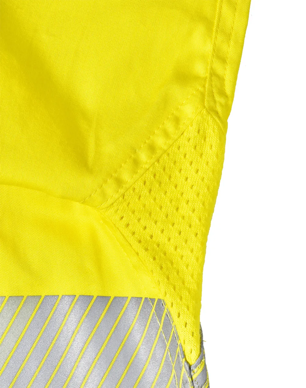 Unisex Hi Vis Cool-Breeze Safety LS Shirt (Segmented Tape)