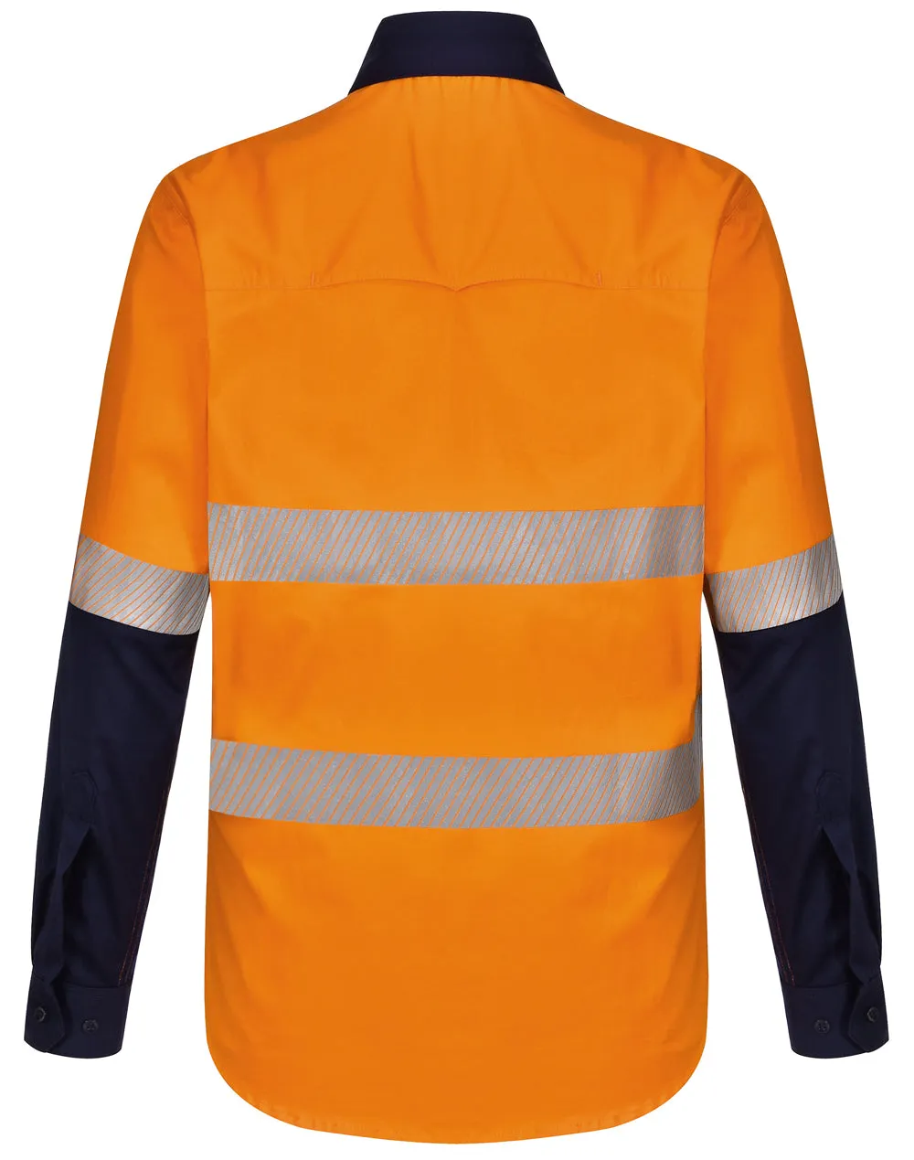 Unisex Hi Vis Cool-Breeze Safety LS Shirt (Segmented Tape)