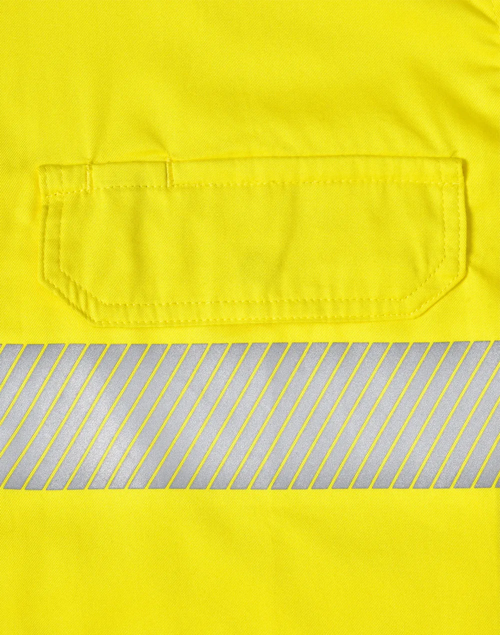 Unisex Hi Vis Cool-Breeze Safety LS Shirt (Segmented Tape)