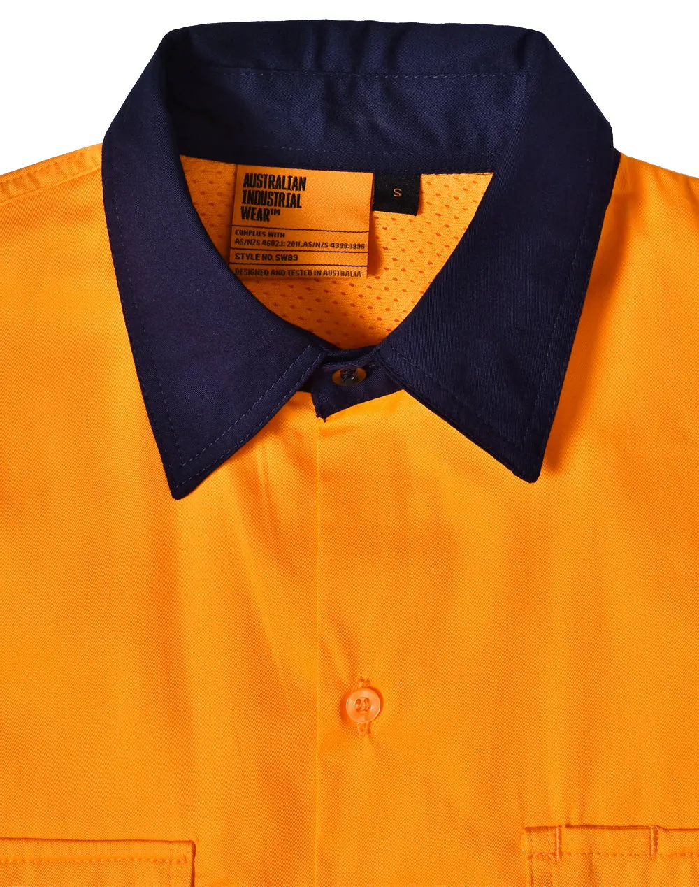 Unisex Hi Vis Cool-Breeze Safety LS Shirt (Segmented Tape)