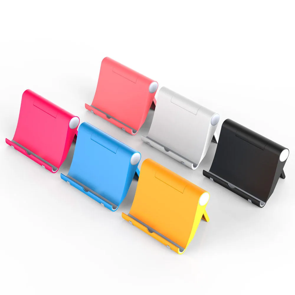 Universal Adjustable Portable Desk Tablet Stand Holder for All Smart-Phone iPad Air black