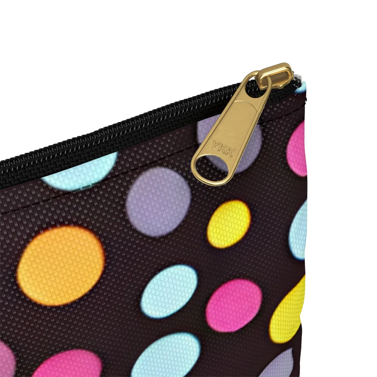 Unleash Your Bold Style with a Playful Polka Dot Zipper Pouch
