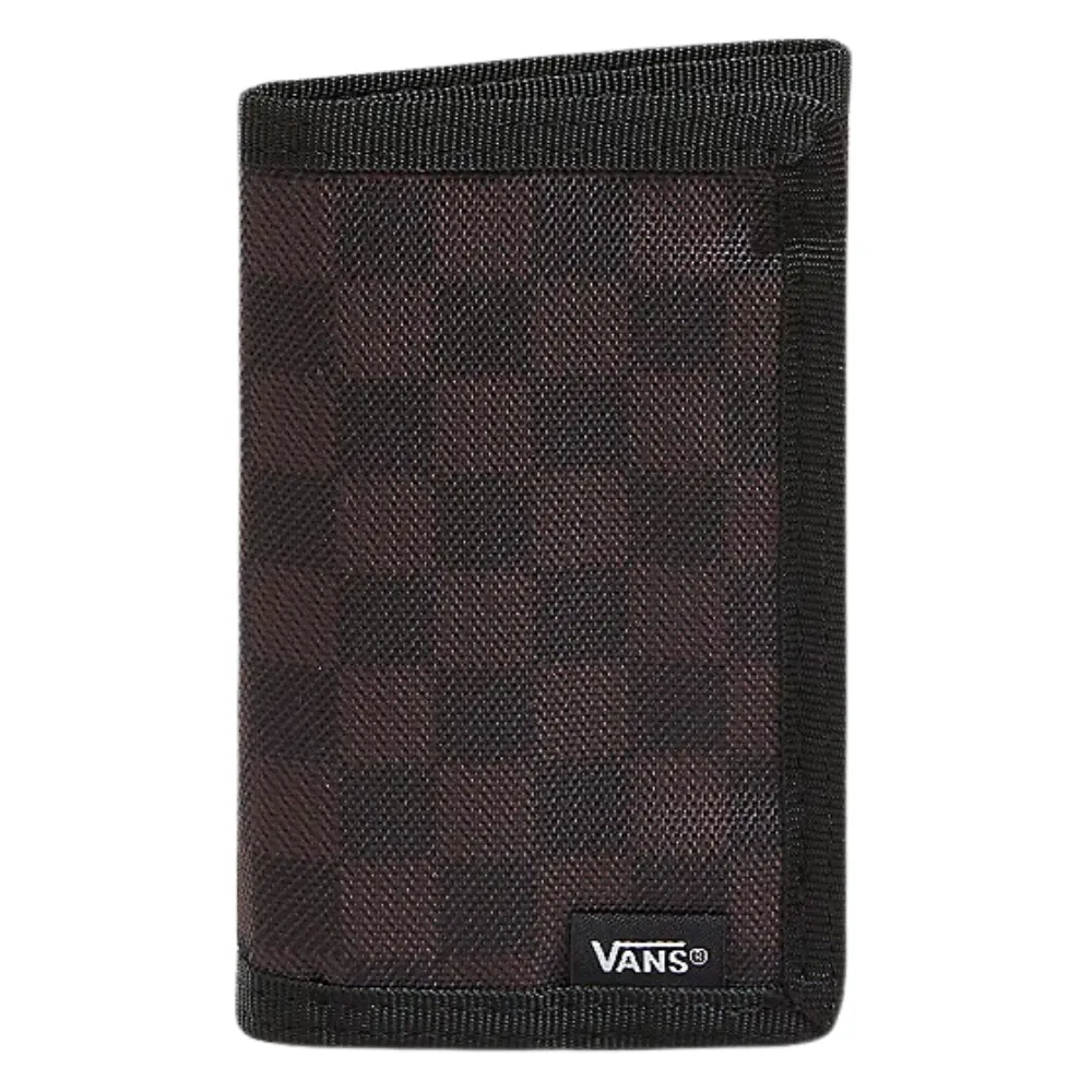 Vans Slipped Trifold Wallet | Black & Charcoal Checked