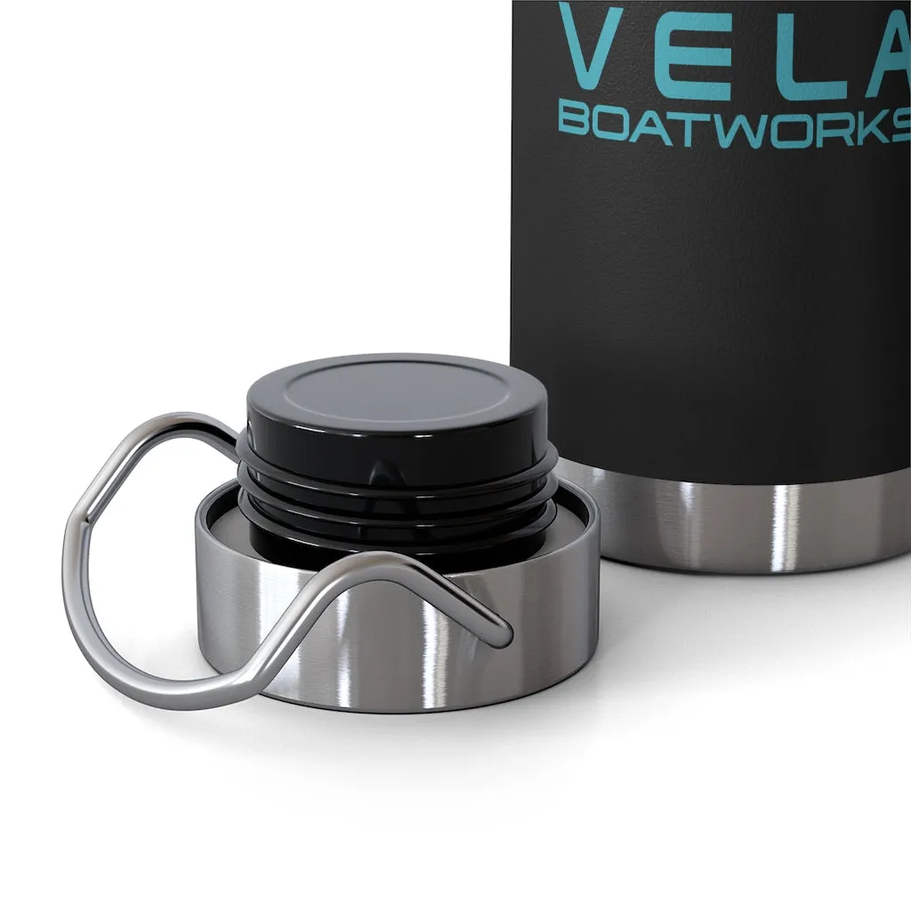 Vela Sailfish Teal Logo 22oz Vacuum Insulated Bottle