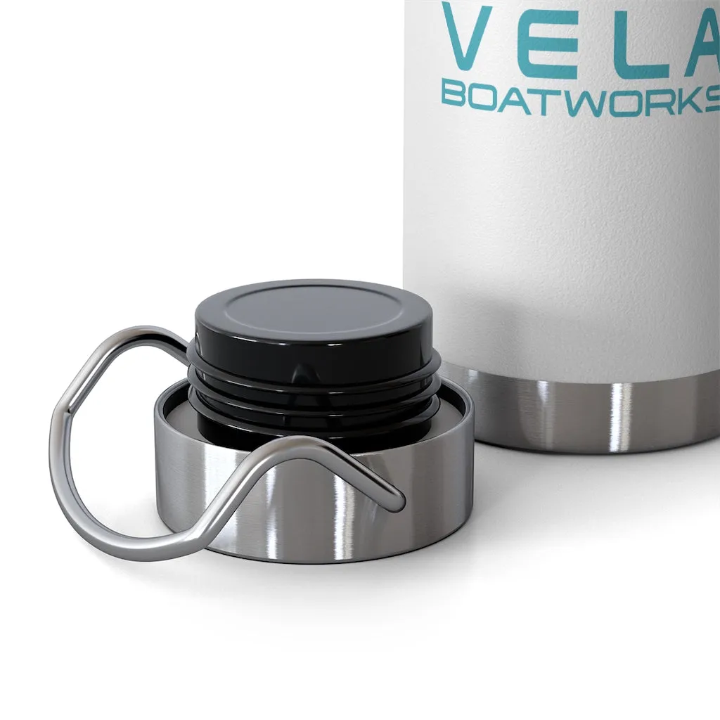 Vela Sailfish Teal Logo 22oz Vacuum Insulated Bottle