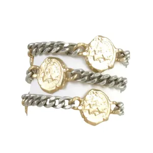Vintage Silver Fira Chain Bracelet