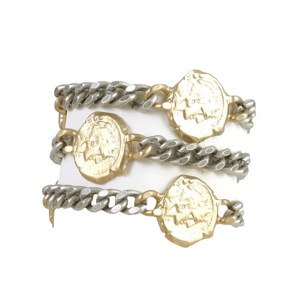 Vintage Silver Fira Chain Bracelet