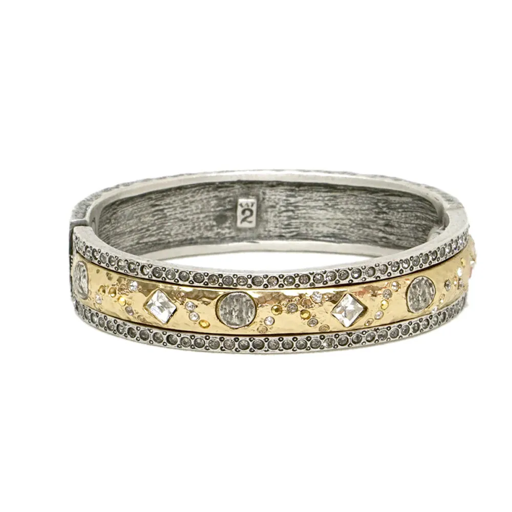 Vintage Silver Skhirat ID Bangle