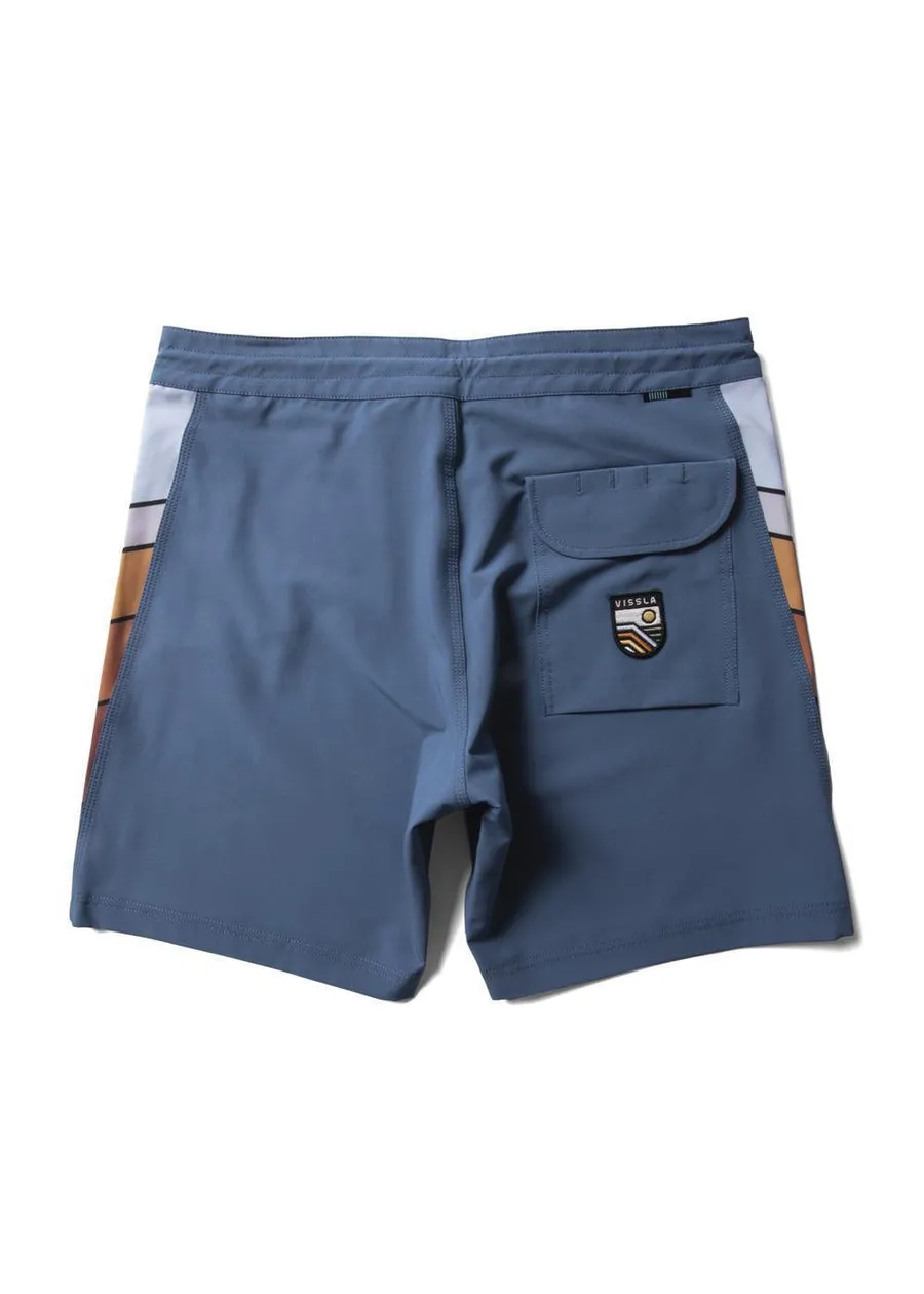 Vissla - Trimline 17" Boys Boardshort - Harbor Blue