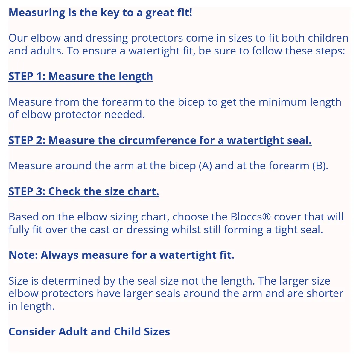 Waterproof Elbow Dressing & PICC Line Covers