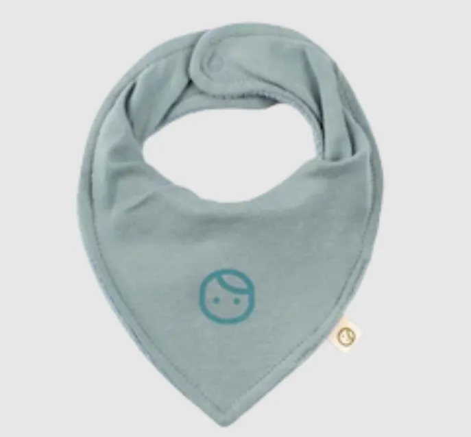 Waterproof Organic  Bandana Bib Bib Green