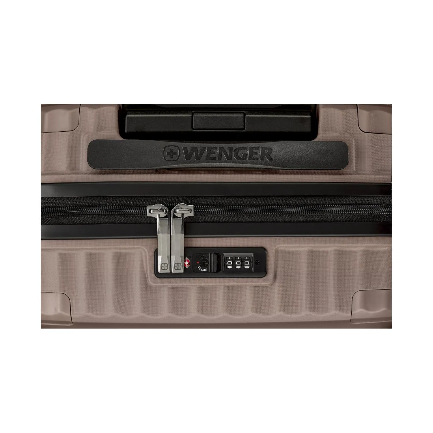 Wenger Optimo Hardside Expandable 57cm Cabin Luggage Trolley Brown