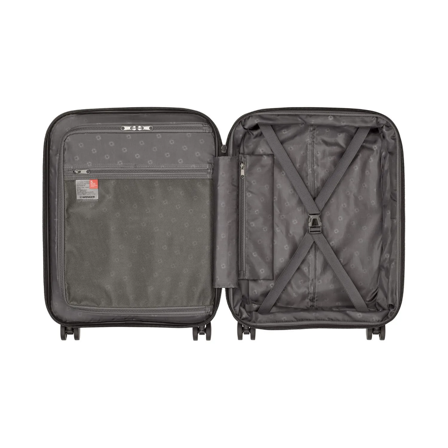 Wenger Optimo Hardside Expandable 57cm Cabin Luggage Trolley Brown