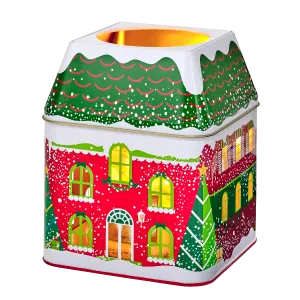 Winter Village 3-Wick Jar Candle Tin