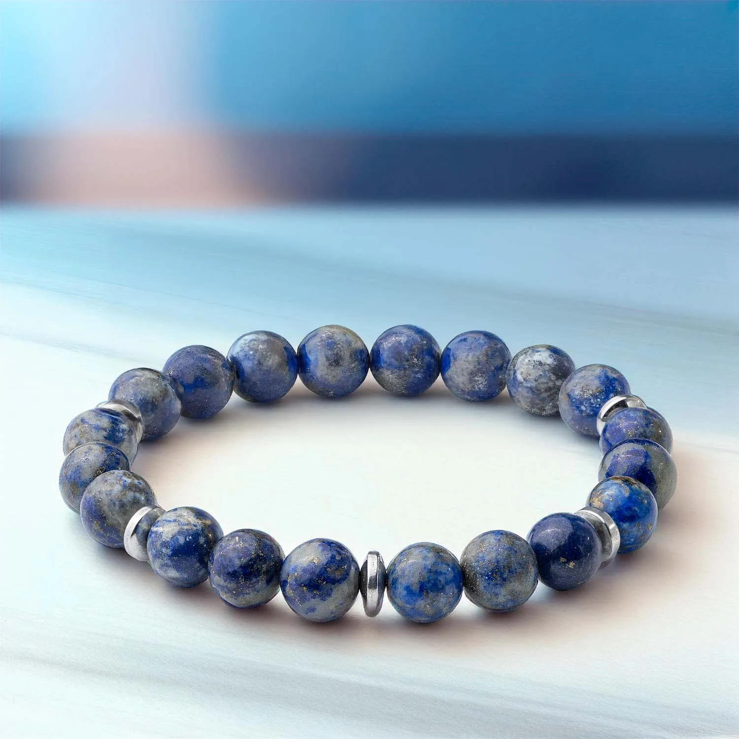 Wisdom Lapis Natural Stone Bracelet
