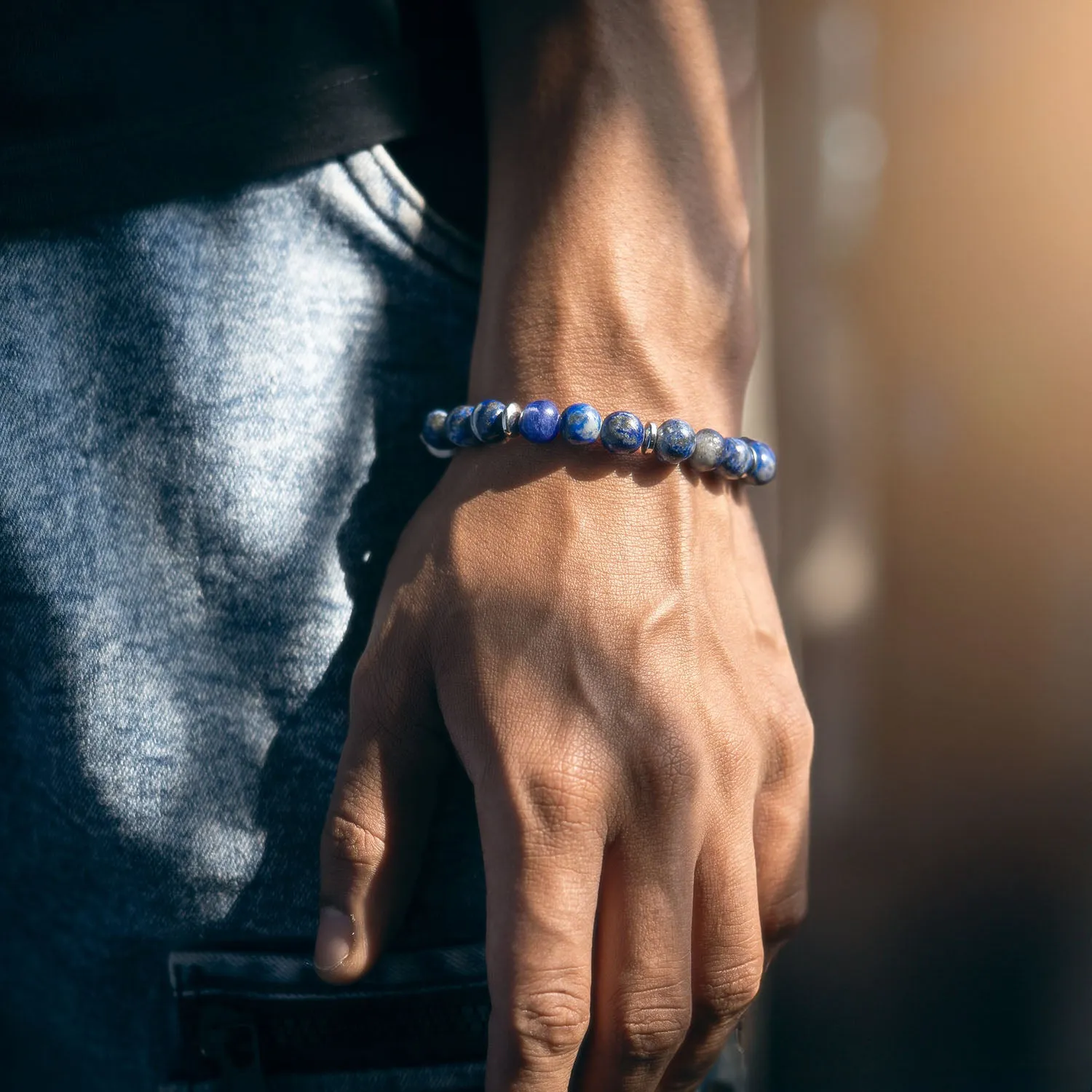 Wisdom Lapis Natural Stone Bracelet