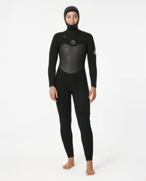 Women's Flashbomb 6/4 Hooded Chest Zip Fullsuit Wetsuit