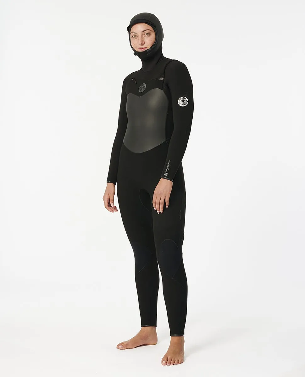Women's Flashbomb 6/4 Hooded Chest Zip Fullsuit Wetsuit