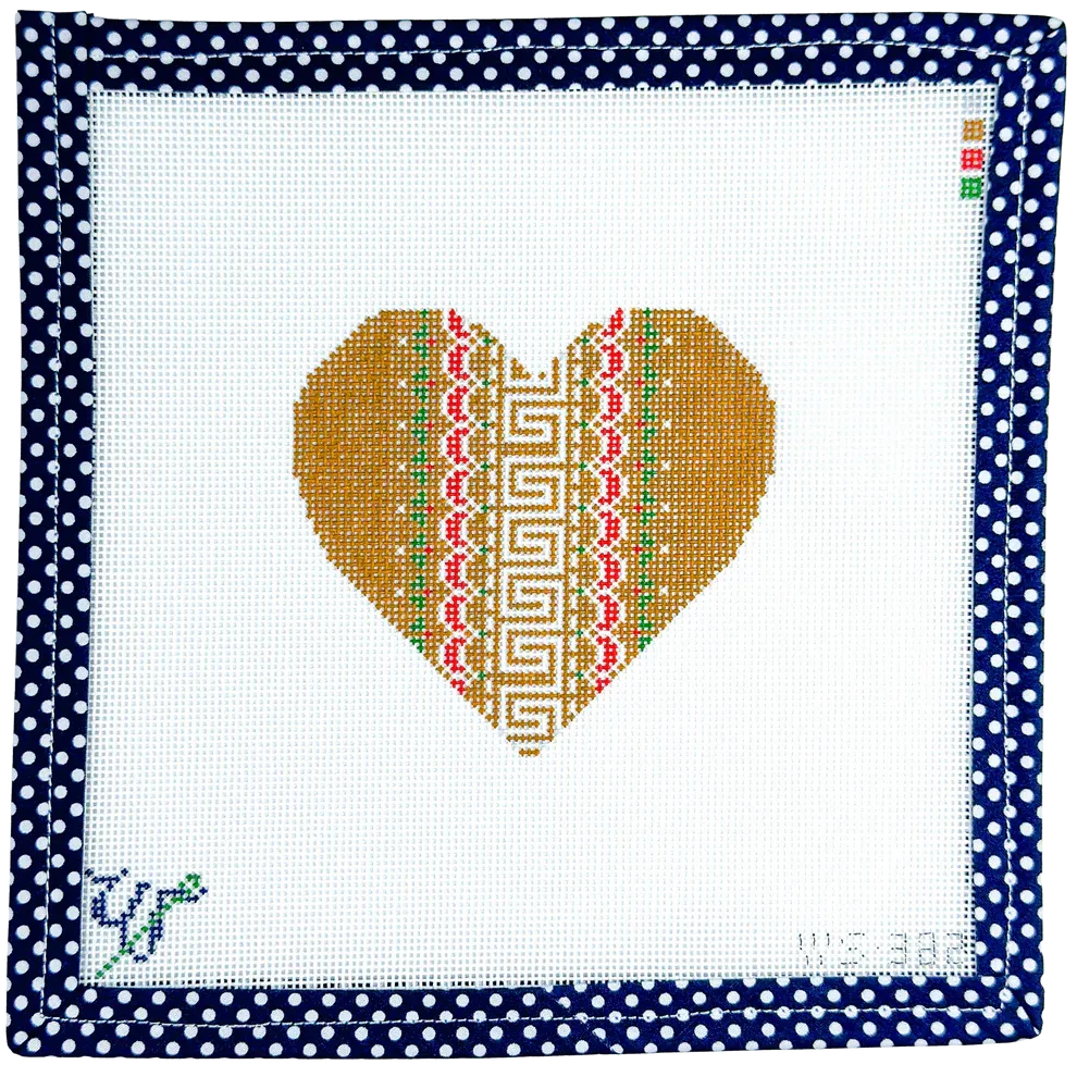 WS-382  Gingerbread Greek Key