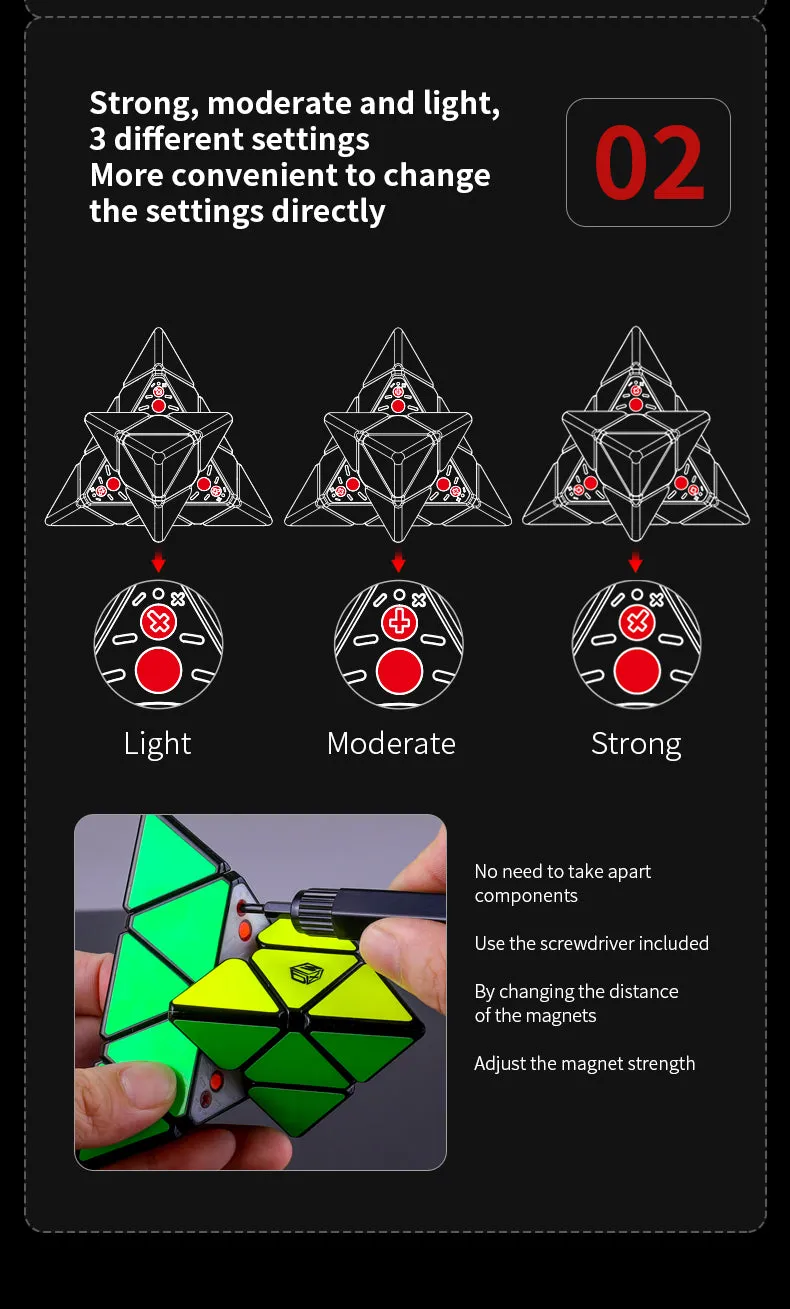 X-Man Bell Magnetic Pyraminx V2
