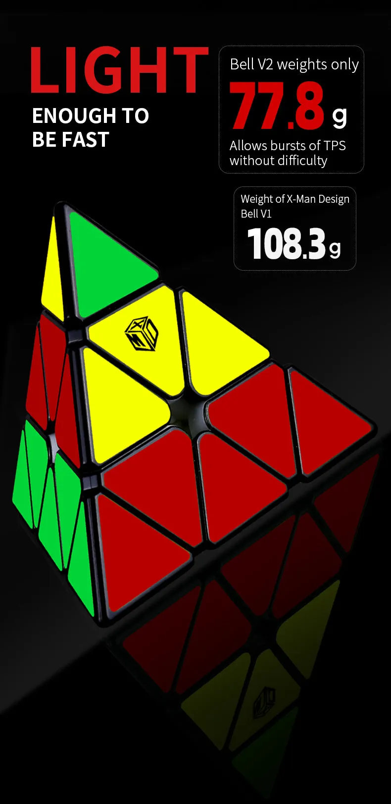 X-Man Bell Magnetic Pyraminx V2