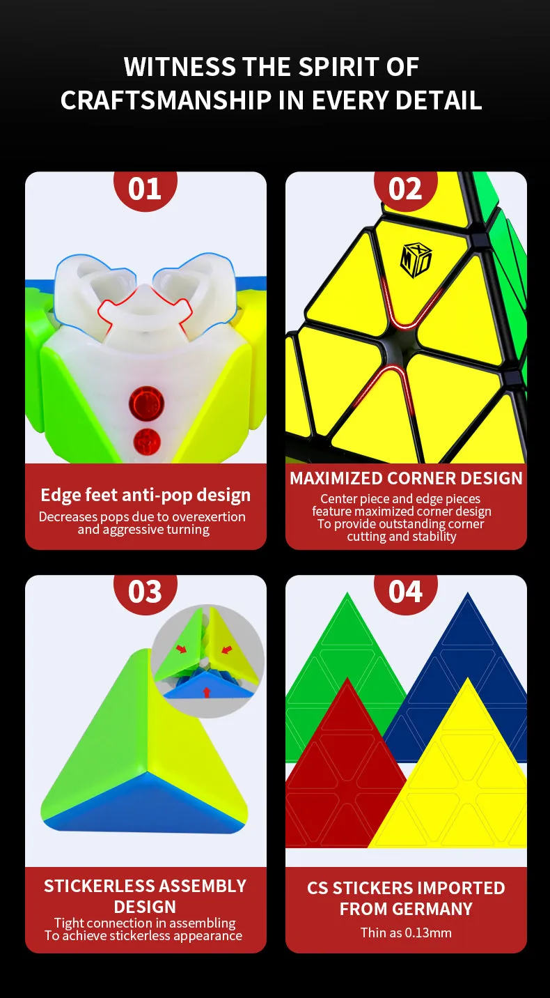 X-Man Bell Magnetic Pyraminx V2
