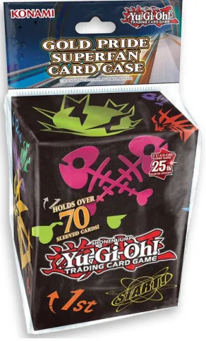 YGO GOLD PRIDE SUPERFAN CARD CASE